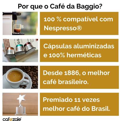 Imagem de 60 Cápsulas Para Nespresso  Café Baggio  Chocolate Trufado, Menta e Caramelo