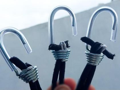 Imagem de 60 Extensor Elástico Com Gancho Bagagem Para Lona Caminhão