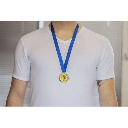 Imagem de 60 Medalhas Baralho Metal 44mm Ouro Prata Bronze
