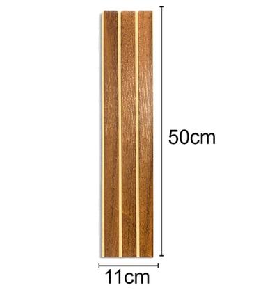 Imagem de 60 Placas Painel Ripado De Madeira em MDF Decorativa Autocolante