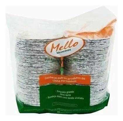 Imagem de 600x Formas Empada Grande 100ml Mello Descart. Promo (6pct)