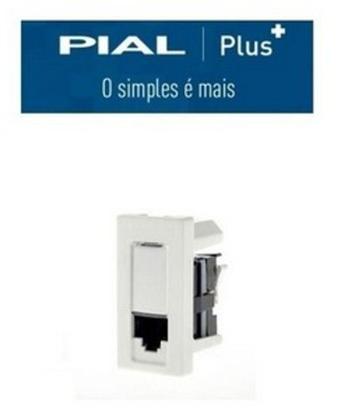 Imagem de 615047bc modulo rj45 cat6 pial plus+ branca legrand