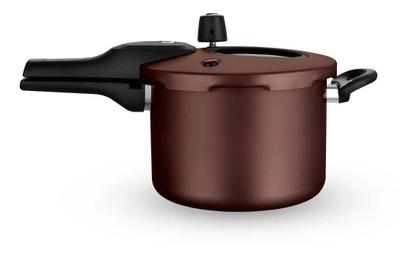 Imagem de 6603 - panela de pressao c/ visor mta fechamento externo n20/4,5l chocolate