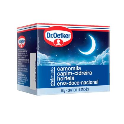 Imagem de 6un Chá Misto ADORME.SER Camomila Cidreira Hortelã e Erva-Doce 10 saches - Dr. Oetker