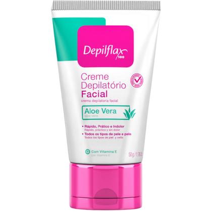 Imagem de 6UN Creme Depilatorio Facial 50G Com Aloe Vera Depilflax