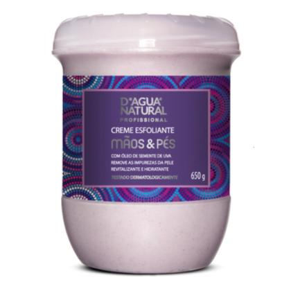 Imagem de 6UN Esfoliante Mãos Pés Óleo Semente Uva 650g D'agua natural