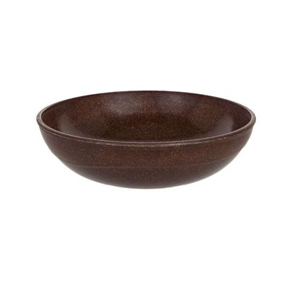 Imagem de 6un Saladeira redonda 2,4lt tigela bowl 25cm Marrom Escuro