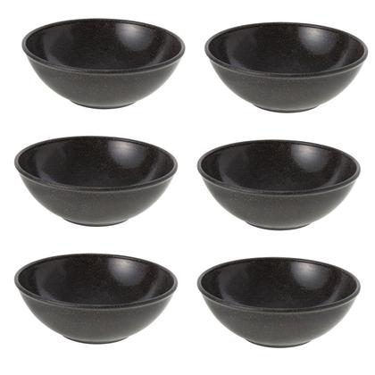 Imagem de 6un Tigela bowl 1lt salada petisco Preto