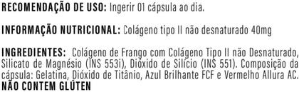 Imagem de 6x Colágeno Tipo 2 Blister 400Mg 60 Caps Flora Nativa