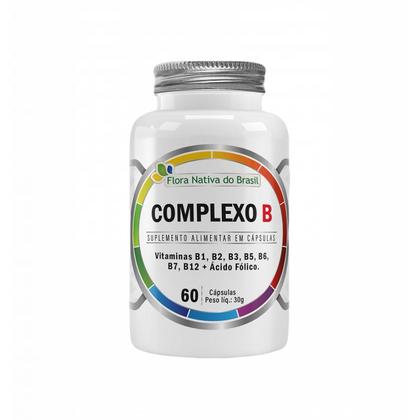 Imagem de 6x Complexo B 500mg + Biotina- 60 cápsulas- Flora Nativa