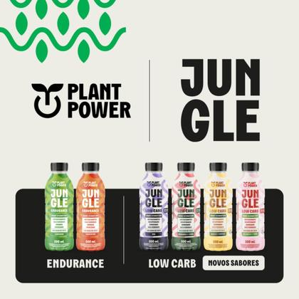 Imagem de 6x Isotônico Jungle Low Carb Plant Power Abacaxi E Hortelã 500ml