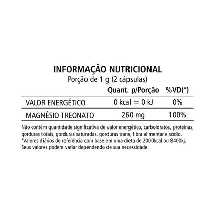 Imagem de 6x Magnésio Treonato Puro 60 Cápsulas 500mg