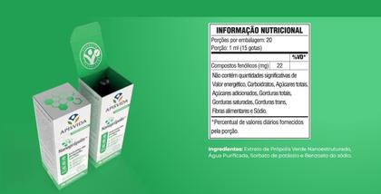 Imagem de 6x Nanoprópolis- Extrato de Própolis Verde- 20ml- Apis Vida