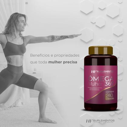 Imagem de 6x OMEGA 3 6 9 MULHER 240CAPS HF SUPLEMENTOS