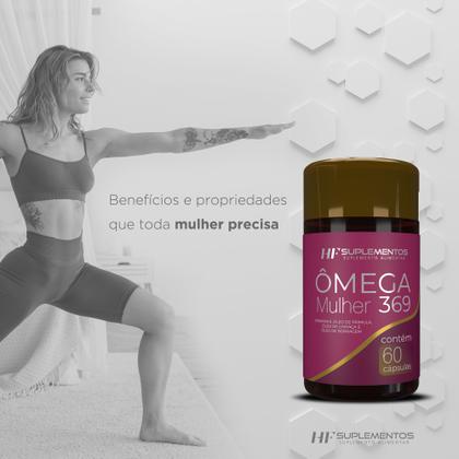 Imagem de 6x omega 3 6 9 mulher 60 caps hf suplementos