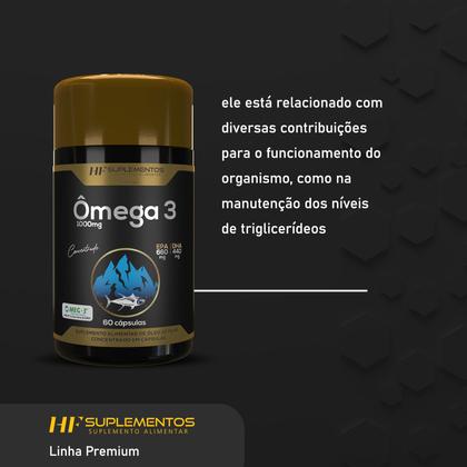 Imagem de 6x omega 3 ultra concentrado do alasca 1450mg 60caps
