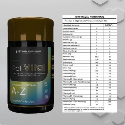 Imagem de 6x polivital a-z 60 caps hf suplementos