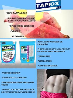 Imagem de 6x Tapioca Fit- Batata Doce- Tapiox 2.0- Sem Glúten- 400g
