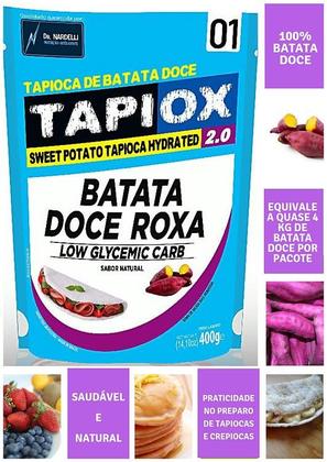 Imagem de 6x Tapioca Fit- Batata Doce- Tapiox 2.0- Sem Glúten- 400g
