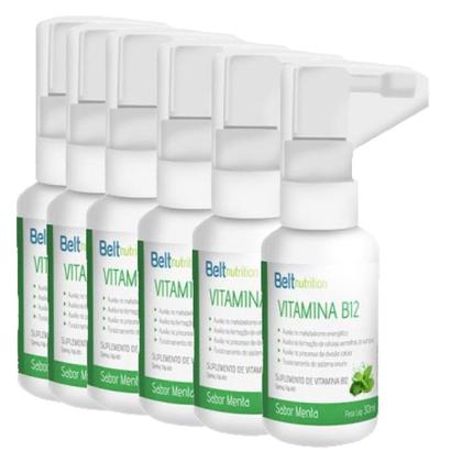 Imagem de 6x Vitamina B12-Belt Nutrition-Spray-Sabor Menta