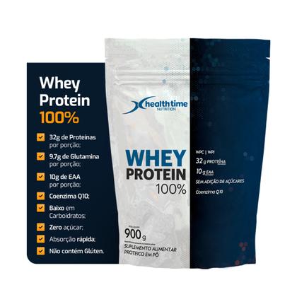 Imagem de 6x Whey Protein 100% 900g (5.4kg) + 2 Creatina 300g + COQUETELEIRA - HEALTH TIME