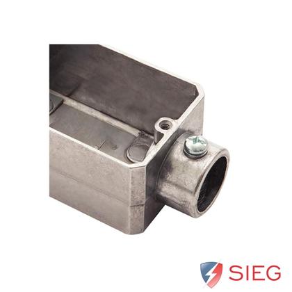 Imagem de 7 Condulete Medida 1 C Alumínio S/rosca S/placa Sieg