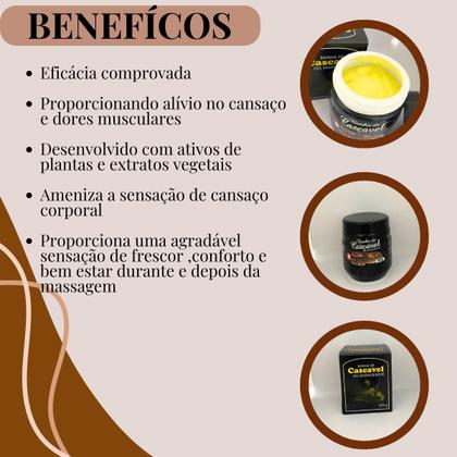 Imagem de 7 Gel Massageador Banha de Cascavel Pote 200g