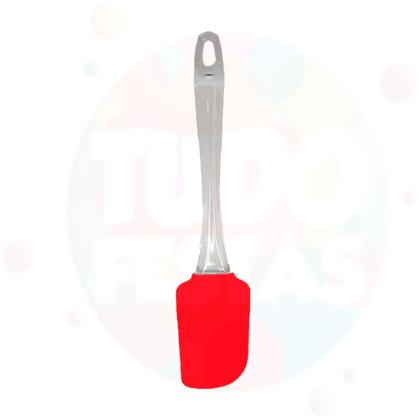Imagem de 7 Pçs Colheres De Silicone Cabo Inox Conjunto Utensílios De Cozinha Colher Concha Escumadeira Espátula Pinça Pegador Mini Espátula Batedor