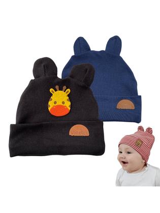 Imagem de 7 Touca Frio Infantil Gorro Bebê Boina Menino Menina + Luva 1Par