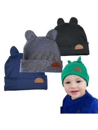 Imagem de 7 Touca Frio Infantil Gorro Bebê Boina Menino Menina + Luva 1Par