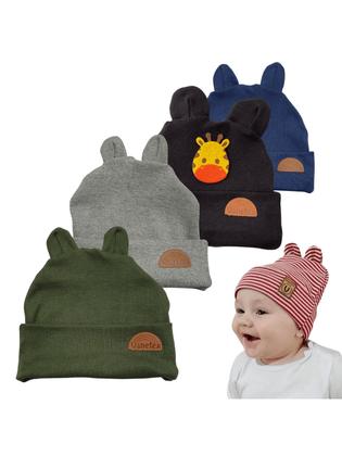 Imagem de 7 Touca Frio Infantil Gorro Bebê Boina Menino Menina + Luva 1Par