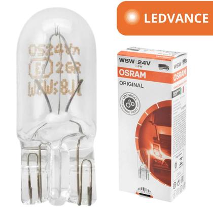 Imagem de 7 un Lâmpadas Pingão Especial Automotiva 5w 24v Ledvance Osram T10