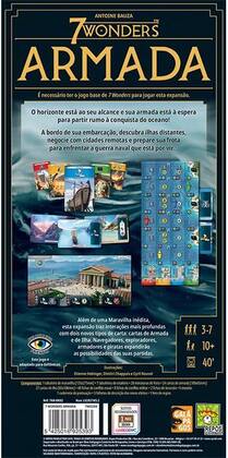 Imagem de 7 Wonders Armada 2ª Edição Galápagos Jogos