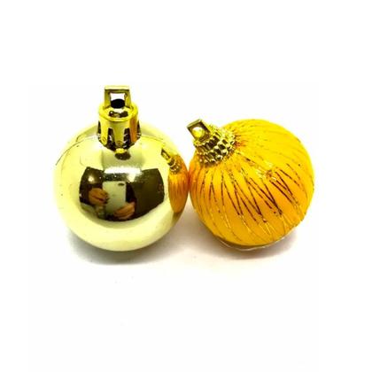 Imagem de 72 Pendente Decoração Árvore Natal Bolinhas Presente Tambor