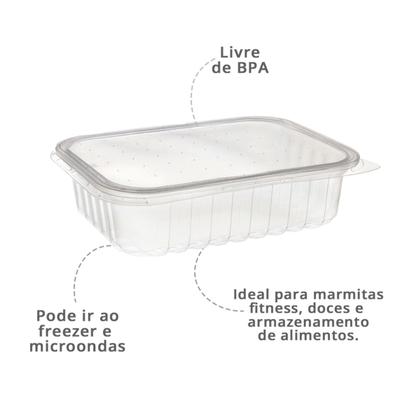 Imagem de 72 un pote descartavel 250 ml freezer marmita fit microondas