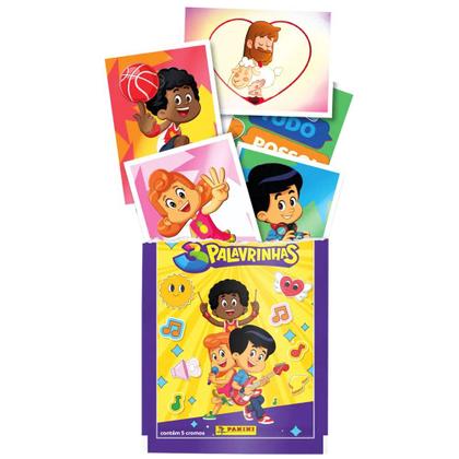 Imagem de 75 Figurinhas 3 Palavrinhas Banda Infantil Cristã Oficial