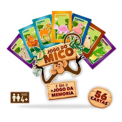 Imagem de 7531 Jogo do Mico e Jogo da Memoria 2 em 1 - Pais e Filhos