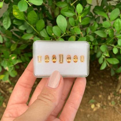 Imagem de 7ø  5,84ct - Topázio Imperial SET