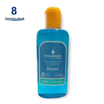 Imagem de 8 Aromatizador Limpeza Concentrado Desinfetante Essência Forte Ambiente 140ml Senalândia - Envio Já