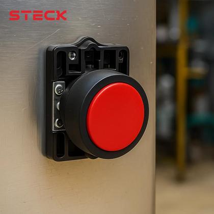 Imagem de 8 Botão De Comando Steck SLPNR1 Industrial Para Automação