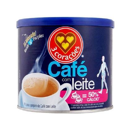 Imagem de 8 CAFE Com LEITE Original Solúvel Três CORAÇÕES Lata