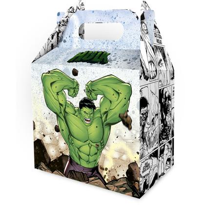 Imagem de 8 Caixa Surpresa Hulk Decoração aniversário festa