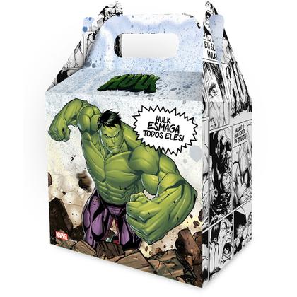 Imagem de 8 Caixa Surpresa Hulk Decoração aniversário festa