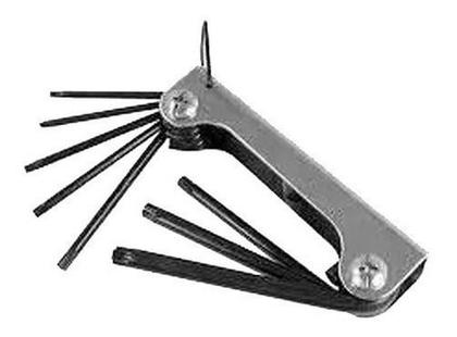 Imagem de 8 Chave Torx Torq Canivete T09 T10 T15 T20 T25 T27 T30 T40