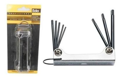 Imagem de 8 Chave Torx Torq Canivete T09 T10 T15 T20 T25 T27 T30 T40