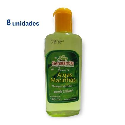 Imagem de 8 Cheirinho Concentrado Limpeza Top 140ml Lavanda Talco Cereja Avelã Bambu Alga Mar Capim - Envio Já