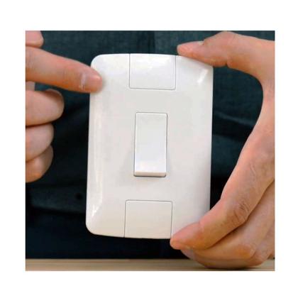 Imagem de 8 Conjunto Interruptor Simples Aria 4x2 Branco Tramontina