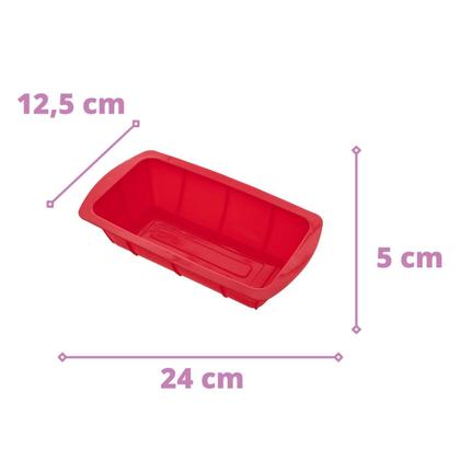 Imagem de 8 kit Forma P/ Pães Sortida Silicone + Colher Medidora 5Pç