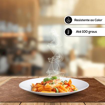 Imagem de 8 Lugares Americanos para Mesa e 8 Porta Copos em Mosaico Caramelo