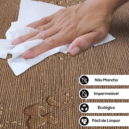 Imagem de 8 Lugares Americanos para Mesa e 8 Porta Copos Sisal Avelã